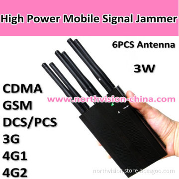 High Quality 3W Handheld Powerful 4G Signal Jammer